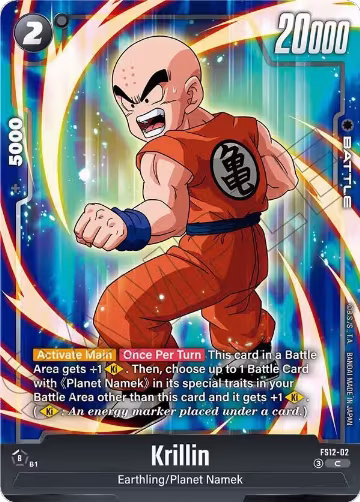 Krillin - FS12-02 (FS12-02), Starter Deck EX: The Beat of Ki — DB Fusion card price