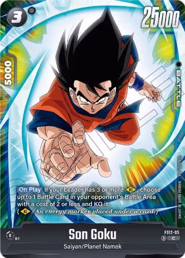 Son Goku - FS12-05 (FS12-05), Starter Deck EX: The Beat of Ki — DB Fusion card price