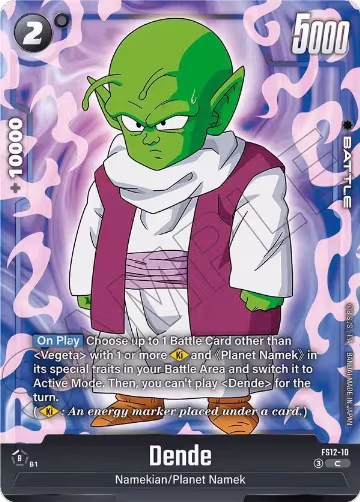 Dende (FS12-10), Starter Deck EX: The Beat of Ki — DB Fusion card price