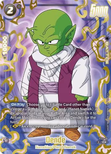 Dende (Gold) (FS12-10), Starter Deck EX: The Beat of Ki — DB Fusion card price
