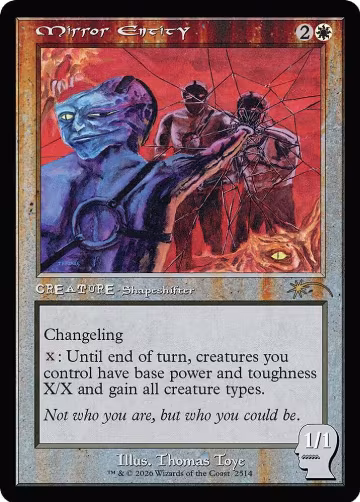 Mirror Entity (2514), Secret Lair Drop Series — Magic card price