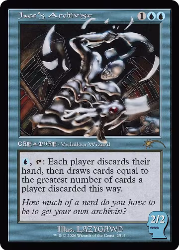 Jace's Archivist (2515), Secret Lair Drop Series — Magic card price