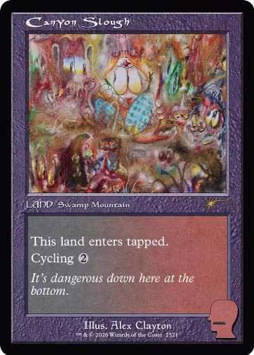 Canyon Slough (2521), Secret Lair Drop Series — Magic card price