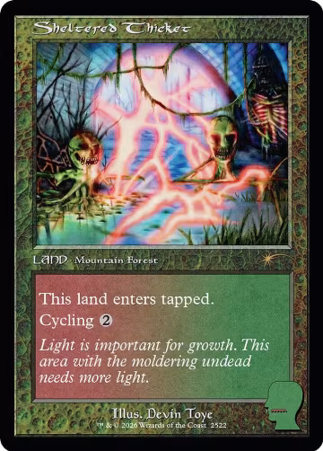 Sheltered Thicket (2522), Secret Lair Drop Series — Magic card price