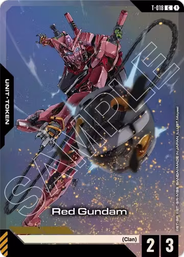 Red Gundam (T-018) Token (Premium Card Collection Gundam Assemble) (T-018), Gundam Promotional Cards — Gundam card price