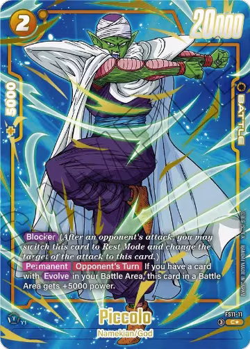 Piccolo (Gold) (FS11-11), Starter Deck EX: The Phase of Evolution — DB Fusion card price