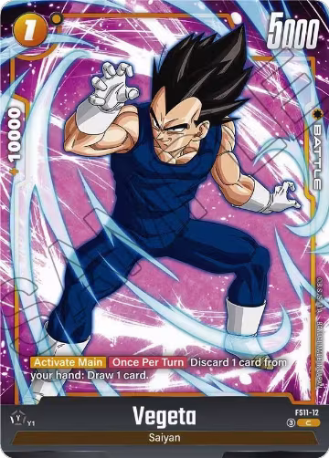 Vegeta - FS11-12 (FS11-12), Starter Deck EX: The Phase of Evolution — DB Fusion card price