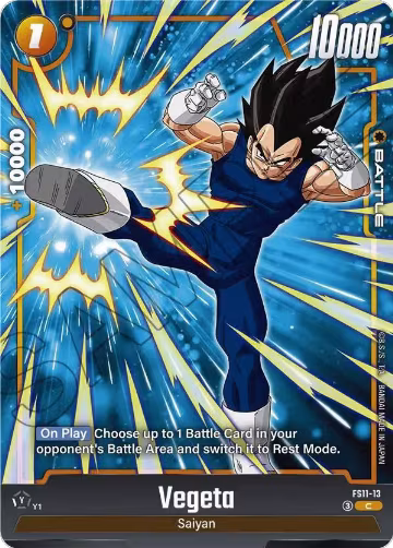 Vegeta - FS11-13 (FS11-13), Starter Deck EX: The Phase of Evolution — DB Fusion card price