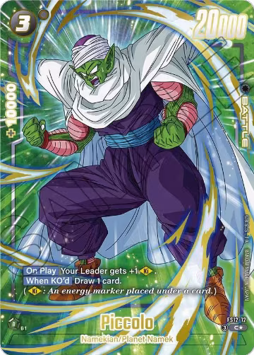 Piccolo - FS12-12 (Gold) (FS12-12), Starter Deck EX: The Beat of Ki — DB Fusion card price