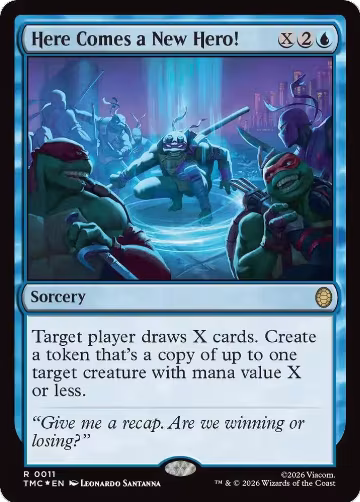 Here Comes a New Hero! (Surge Foil) (11), Commander: Teenage Mutant Ninja Turtles — Magic card price
