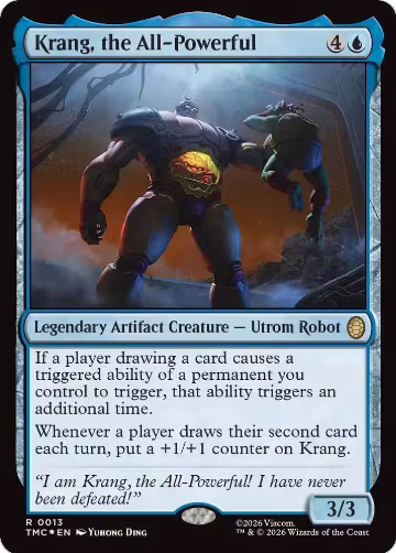 Krang, the All-Powerful (Surge Foil) (13), Commander: Teenage Mutant Ninja Turtles — Magic card price