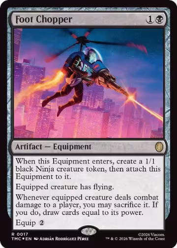 Foot Chopper (Surge Foil) (17), Commander: Teenage Mutant Ninja Turtles — Magic card price