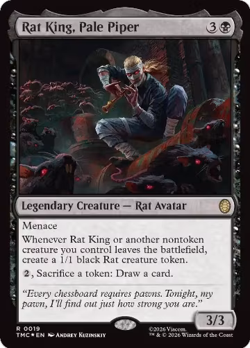 Rat King, Pale Piper (Surge Foil) (19), Commander: Teenage Mutant Ninja Turtles — Magic card price