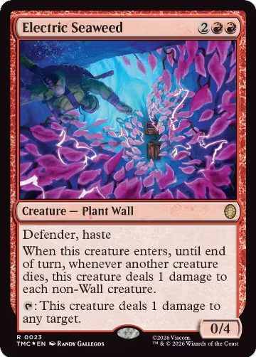 Electric Seaweed (Surge Foil) (23), Commander: Teenage Mutant Ninja Turtles — Magic card price
