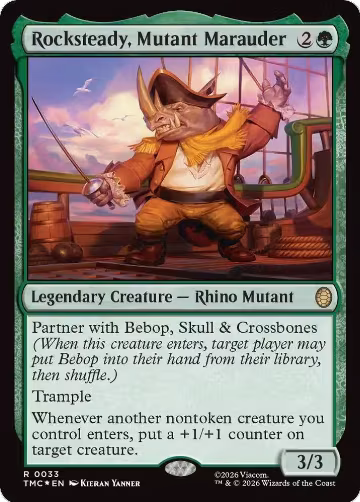 Rocksteady, Mutant Marauder (Surge Foil) (33), Commander: Teenage Mutant Ninja Turtles — Magic card price