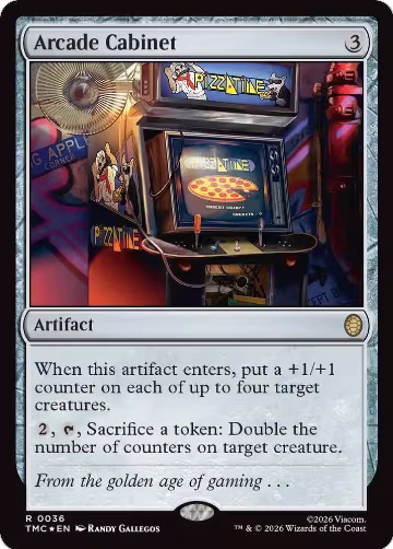 Arcade Cabinet (Surge Foil) (36), Commander: Teenage Mutant Ninja Turtles — Magic card price