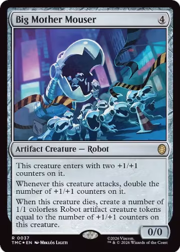 Big Mother Mouser (Surge Foil) (37), Commander: Teenage Mutant Ninja Turtles — Magic card price