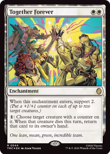 Together Forever (Surge Foil) (44), Commander: Teenage Mutant Ninja Turtles — Magic card price