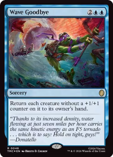 Wave Goodbye (Surge Foil) (46), Commander: Teenage Mutant Ninja Turtles — Magic card price