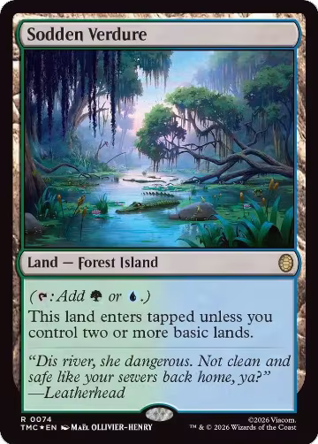 Sodden Verdure (Surge Foil) (74), Commander: Teenage Mutant Ninja Turtles — Magic card price