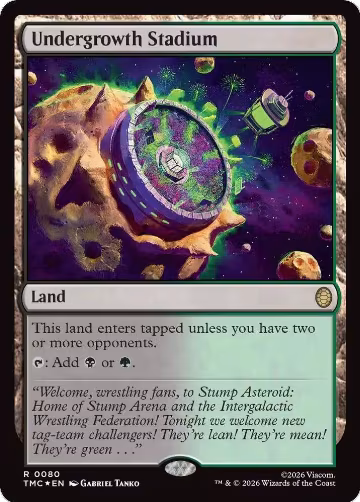 Undergrowth Stadium (Surge Foil) (80), Commander: Teenage Mutant Ninja Turtles — Magic card price