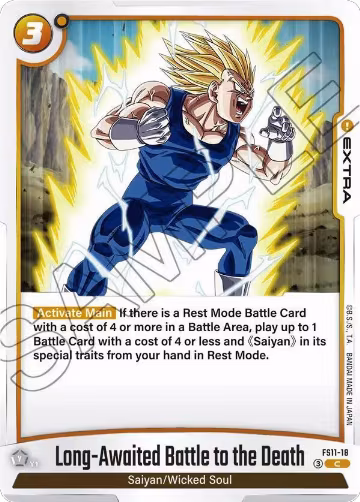 Long-Awaited Battle to the Death (FS11-18), Starter Deck EX: The Phase of Evolution — DB Fusion card price