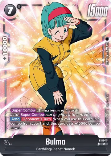 Bulma - FS12-15 (FS12-15), Starter Deck EX: The Beat of Ki — DB Fusion card price