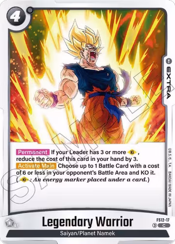 Legendary Warrior (FS12-17), Starter Deck EX: The Beat of Ki — DB Fusion card price
