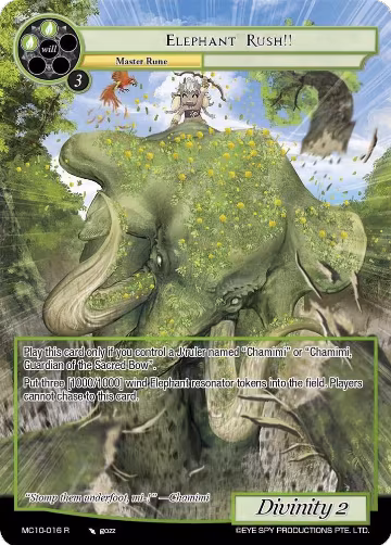 Elephant Rush !! (MC10-016 R), Memoria Collection 10 — Force of Will card price