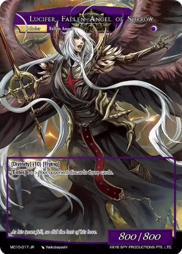 Lucifer // Lucifer, Fallen Angel of Sorrow (MC10-017 JR) — card price