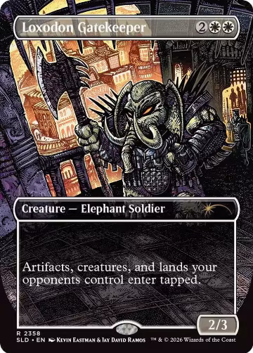 Loxodon Gatekeeper (2358) (2358), Secret Lair Drop Series — Magic card price