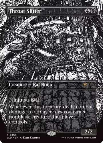 Throat Slitter (2356) (2356), Secret Lair Drop Series — Magic card price