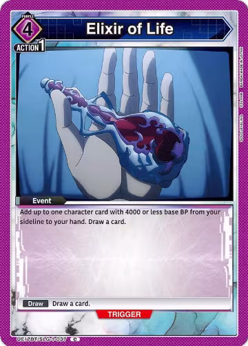Elixir of Life (UE17BT/SLG-1-037), SOLO LEVELING — Union Arena card price