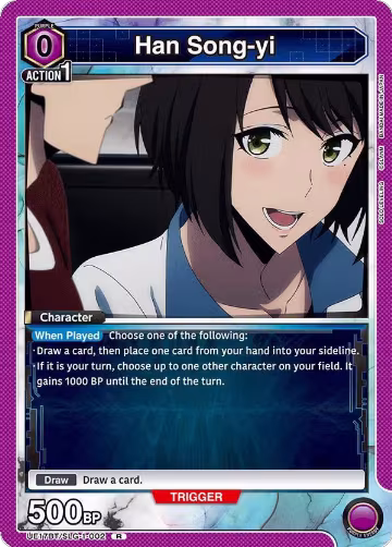Han Song-yi (002) (UE17BT/SLG-1-002), SOLO LEVELING — Union Arena card price