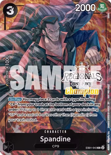 Spandine (Offline Regional Champion Card Set 2025 Vol.1) (EB01-043), One Piece Promotion Cards — One Piece card price
