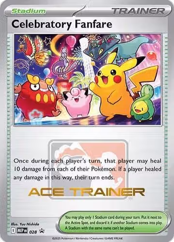 Celebratory Fanfare (Ace Trainer) (028) — card price