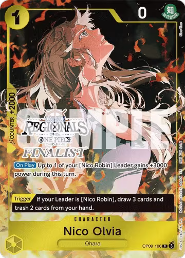 Nico Olvia (Online Regional Finalist Card Set 2025 Vol.1) (OP09-106), One Piece Promotion Cards — One Piece card price