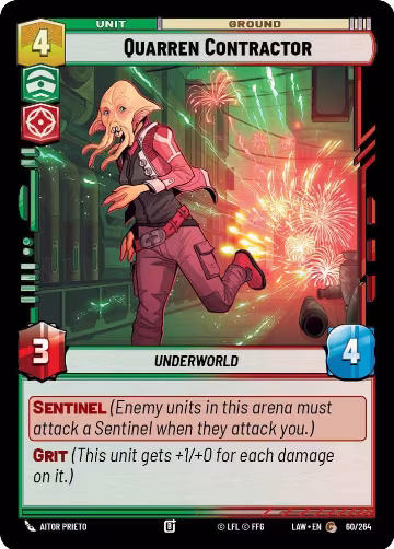 Quarren Contractor (60/264), A Lawless Time — Star Wars card price
