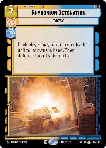 Rhydonium Detonation (96/264), A Lawless Time — Star Wars card price