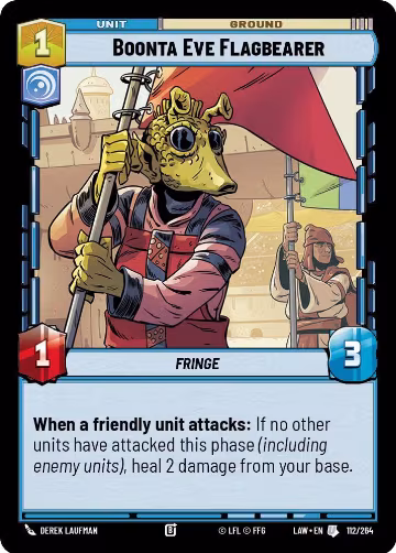 Boonta Eve Flagbearer (112/264), A Lawless Time — Star Wars card price