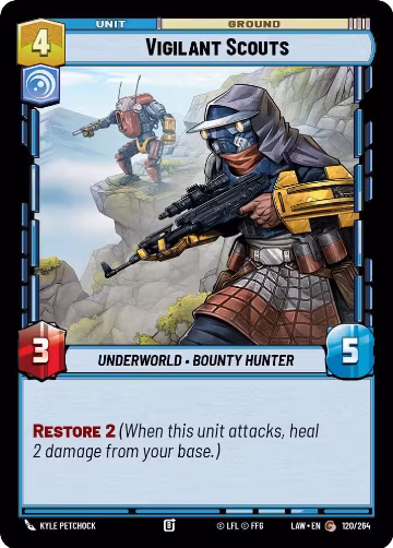 Vigilant Scouts (120/264), A Lawless Time — Star Wars card price