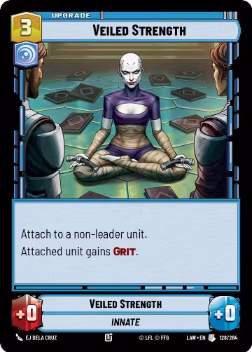 Veiled Strength (128/264), A Lawless Time — Star Wars card price