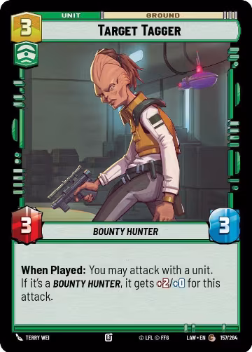 Target Tagger (157/264), A Lawless Time — Star Wars card price