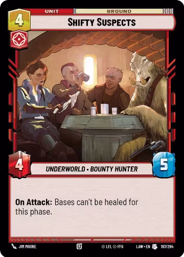 Shifty Suspects (197/264), A Lawless Time — Star Wars card price