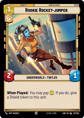 Rookie Rocket-jumper (227/264), A Lawless Time — Star Wars card price