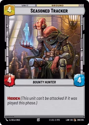 Seasoned Tracker (260/264), A Lawless Time — Star Wars card price