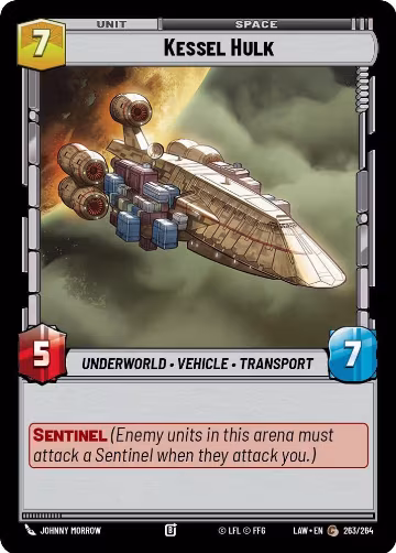 Kessel Hulk (263/264), A Lawless Time — Star Wars card price