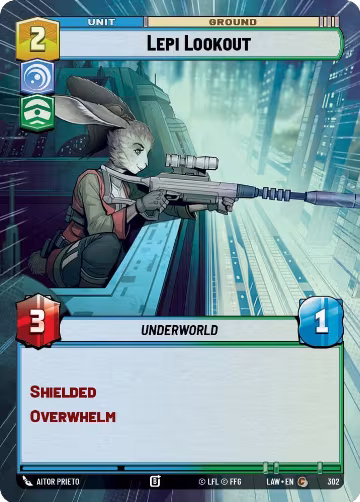 Lepi Lookout (Hyperspace) (302), A Lawless Time — Star Wars card price