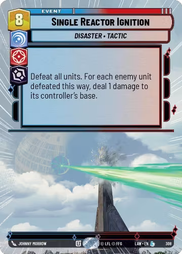 Single Reactor Ignition (Hyperspace) (308), A Lawless Time — Star Wars card price