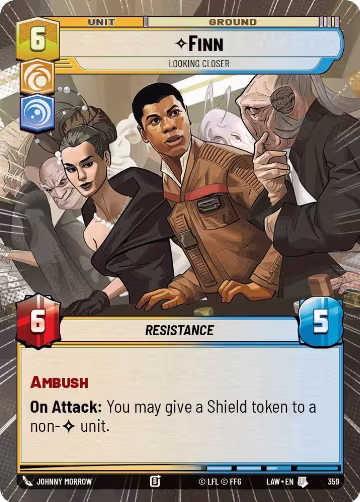 Finn - Looking Closer (Hyperspace) (359), A Lawless Time — Star Wars card price